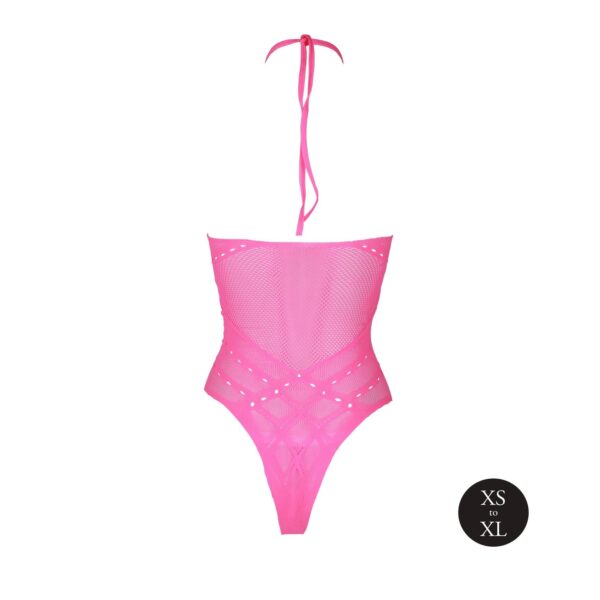 Body with Halter Neck   Neon Pink   XS/XL - obrazek 7