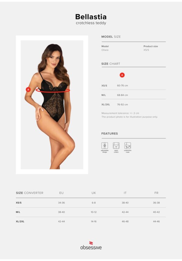 Bellastia body otwarte   XS/S - obrazek 7