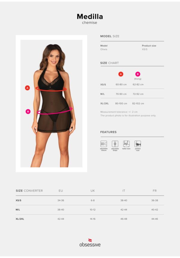 Medilla koszulka i stringi  M/L - obrazek 7
