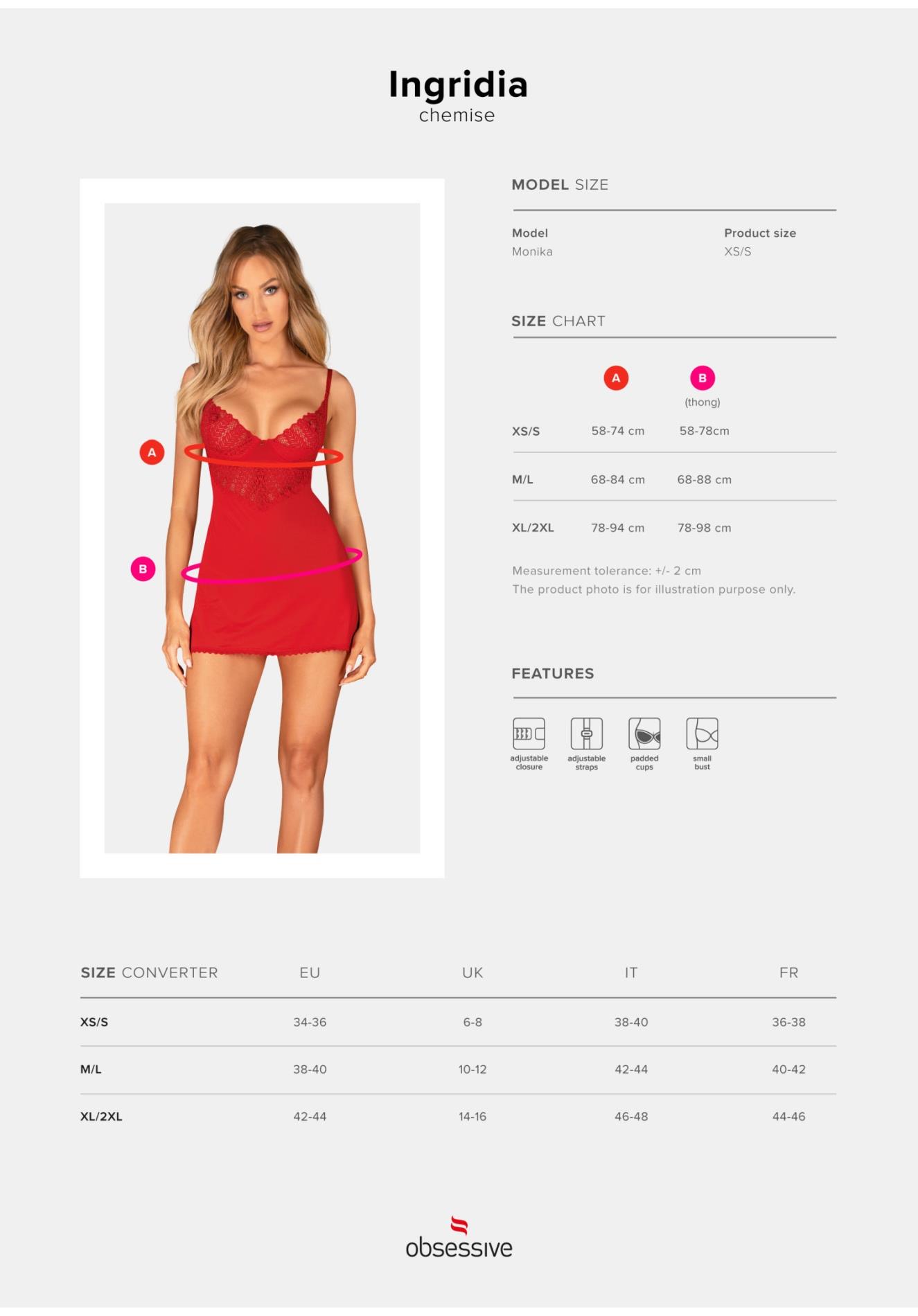 Ingridia koszulka i stringi XL/2XL - obrazek 7