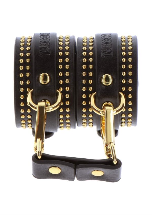 Studded Wrist Cufs Set Black - obrazek 7