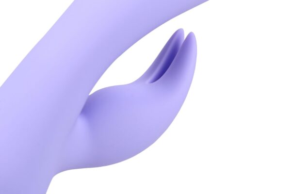 Smooth Silicone Rabbit Vibrator   Digital Lavender - obrazek 7