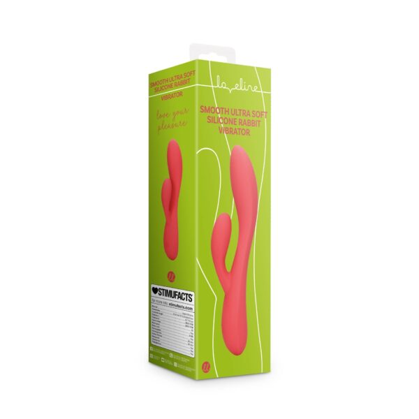 Smooth Ultra Soft Silicone Rabbit Vibrator   Astro Dust - obrazek 7