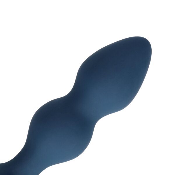 Teardrop Shaped Anal Plug   Large   Baltic Blue - obrazek 7
