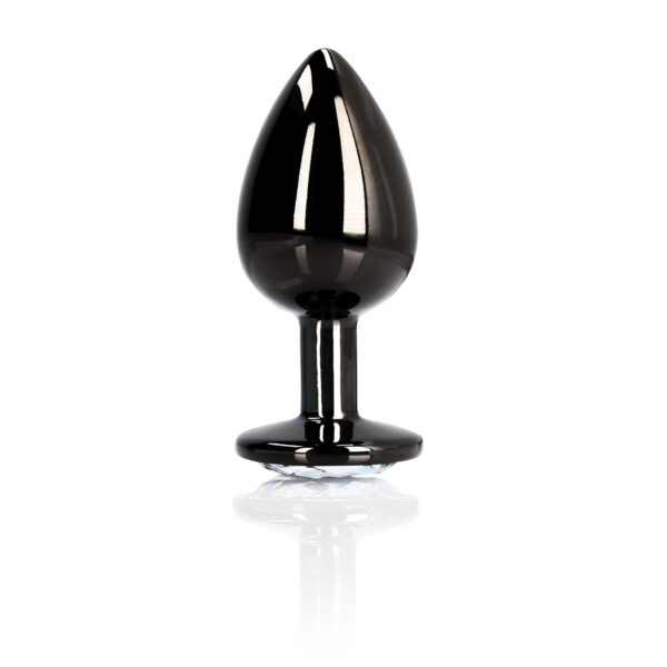 Round Gem Butt Plug   Large - obrazek 7