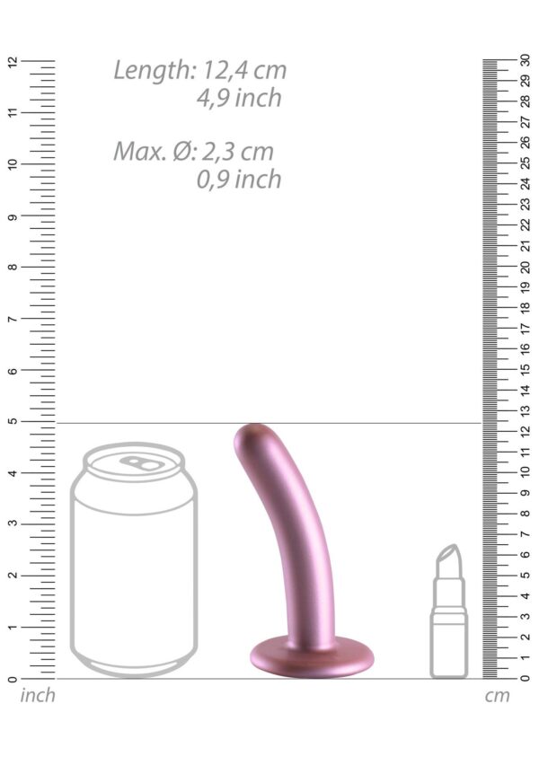 Smooth Silicone G Spot Dildo   5 / 12 cm - obrazek 7