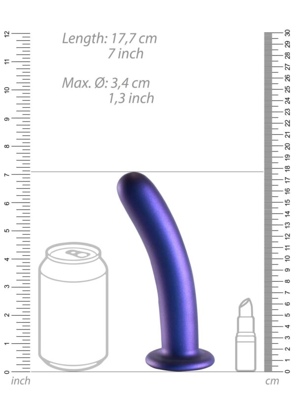Smooth Silicone G Spot Dildo   7 / 17 cm - obrazek 7