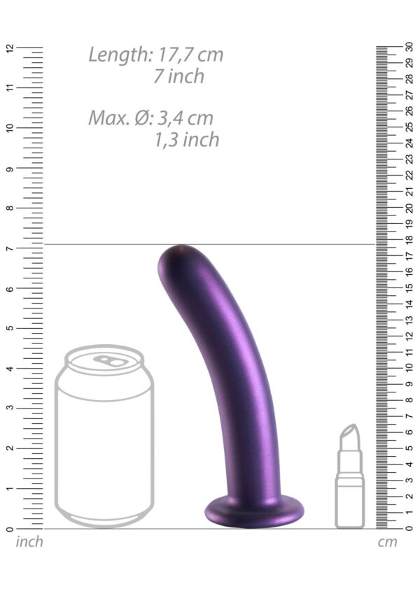 Smooth Silicone G Spot Dildo   7 / 17 cm - obrazek 7