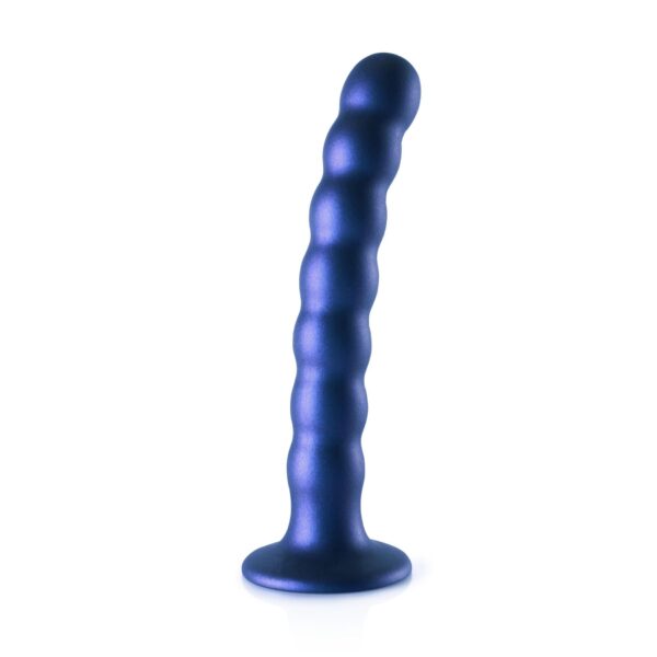 Beaded Silicone G Spot Dildo   6,5 / 16,5 cm - obrazek 7