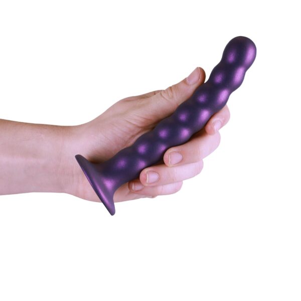 Beaded Silicone G Spot Dildo   6,5 / 16,5 cm - obrazek 7