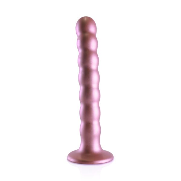 Beaded Silicone G Spot Dildo   6,5 / 16,5 cm - obrazek 7