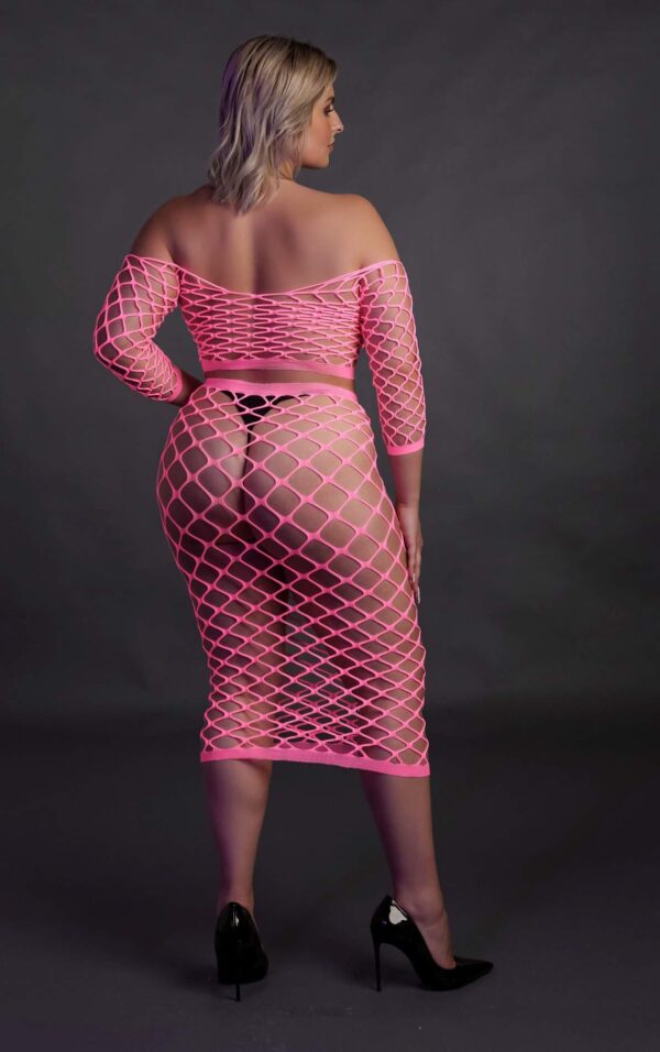 Long Sleeve Crop Top and Long Skirt  XL/XXXXL - obrazek 7