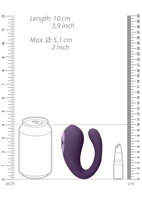 Yoko   Triple Action Vibrator Dual Prongs with Clitoral Pulse Wave - obrazek 7
