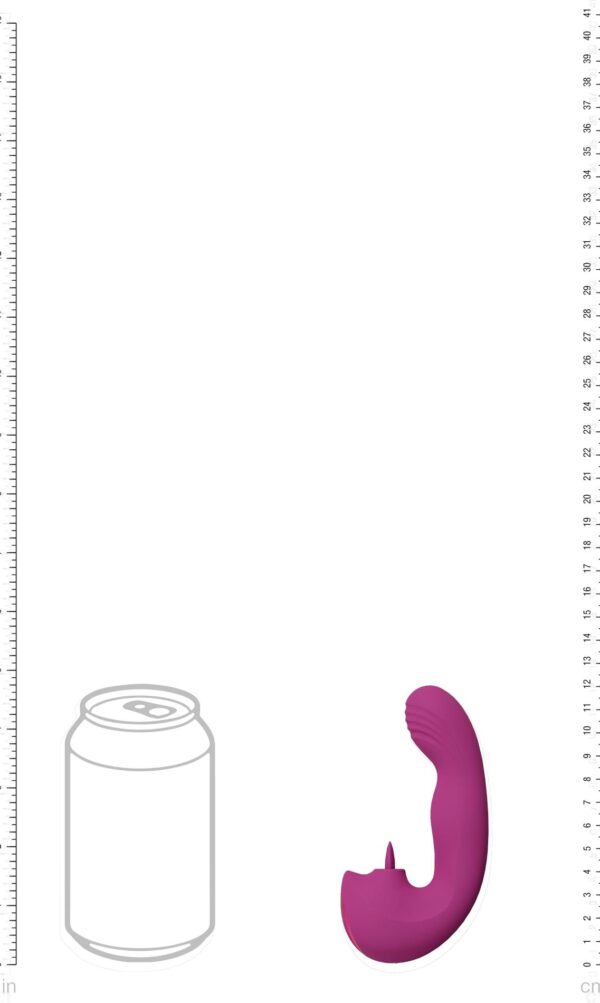 VIVE   Yumi   Rechargeable Triple Motor   G Spot Finger Motion Vibrator and Flickering Tongue Stimulator - obrazek 7
