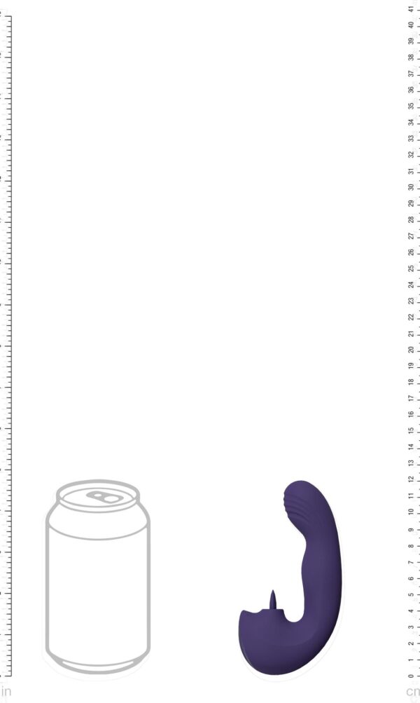 VIVE   Yumi   Rechargeable Triple Motor   G Spot Finger Motion Vibrator and Flickering Tongue Stimul - obrazek 7
