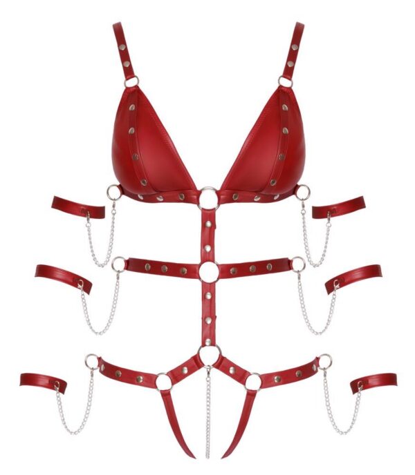 Bad Kitty Strap Body red L - obrazek 7