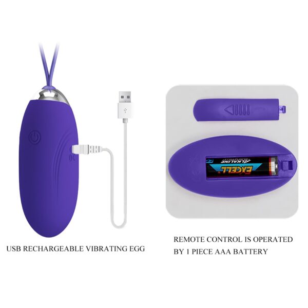 PRETTY LOVE   Jenny   Youth,  Wireless remote control 12 vibration functions - obrazek 7