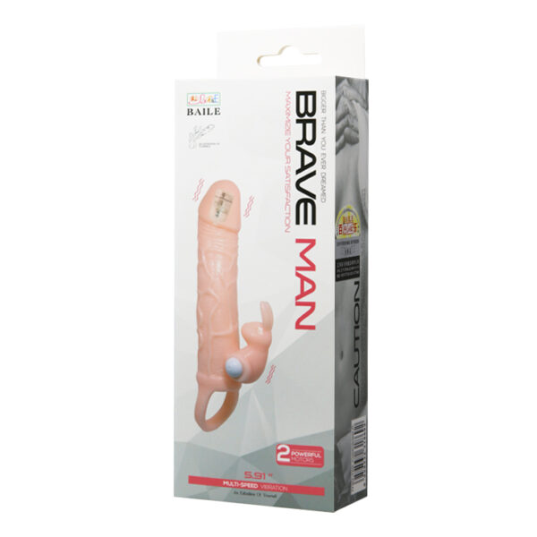 BAILE   BRAVE MAN SKIN 5,91 MULTI SPEED vibration - obrazek 7