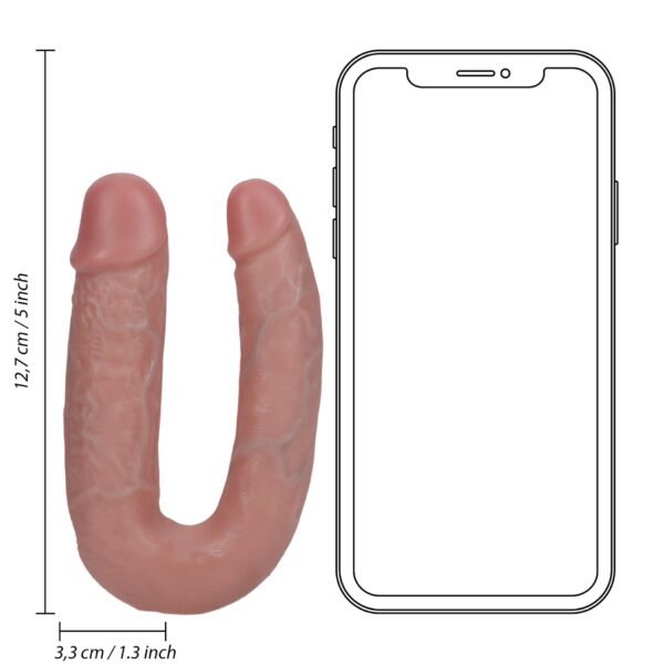 U Shaped Double Dildo 5” - obrazek 7