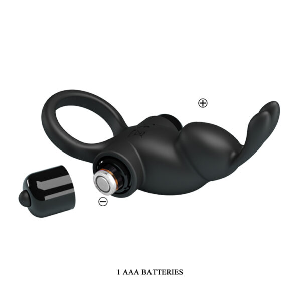 PRETTY LOVE   VIBRANT PENIS RING I Black - obrazek 7