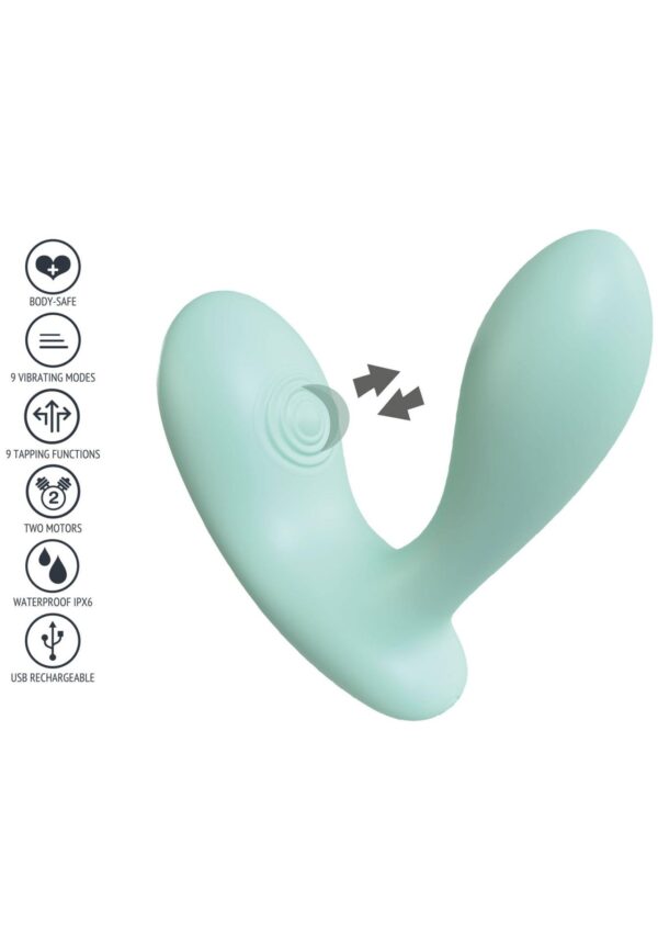 DuoVibe II Tapping Vibrator Mint - obrazek 7