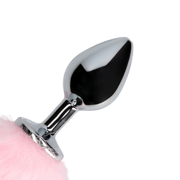 Light up Fox Tail with Metal Butt Plug - obrazek 7