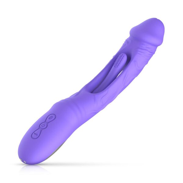 Good Vibes Only   Flax Vibrating Dildo with G Spot Stimulator - obrazek 7