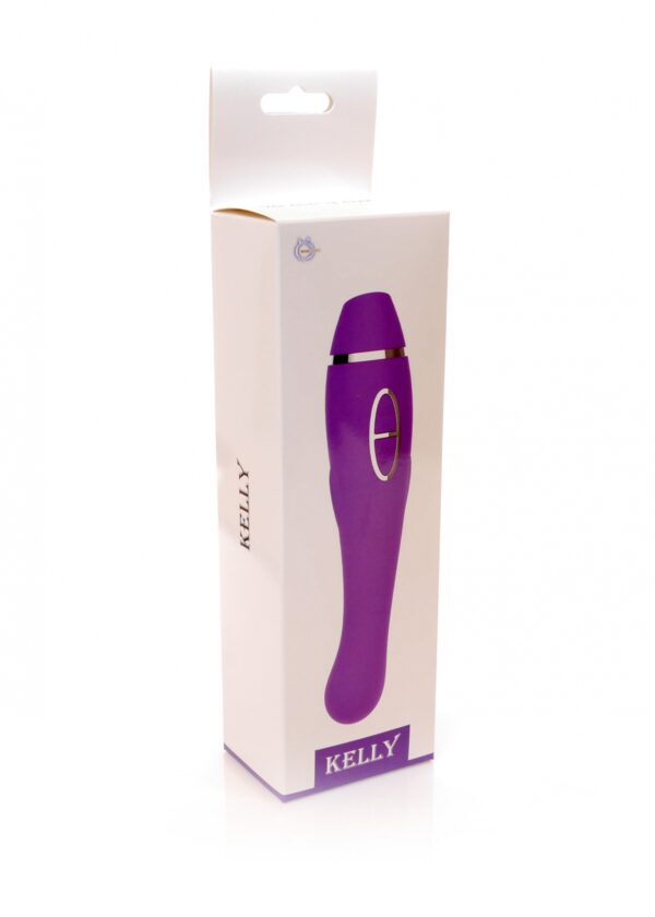 Wibrator KELLY Purple  12 vibration functions / 8 stimulation functions USB - obrazek 7