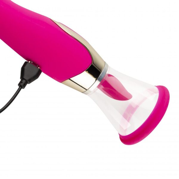 Pleasure Pump With G Spot Vibrator   Pink - obrazek 7