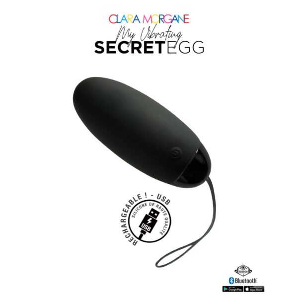 My Vibrating Secret EGG Black   App controlled - obrazek 7