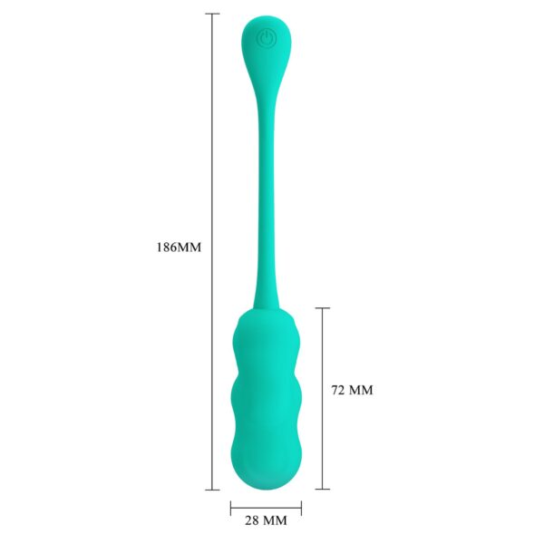 PRETTY LOVE   LESHY Dream Chaser 4, Green, 12 vibration functions Wireless remote control - obrazek 7
