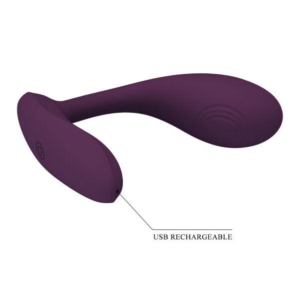 PRETTY LOVE   Baird Purple, 12 vibration functions Mobile APP Long distance Control - obrazek 7