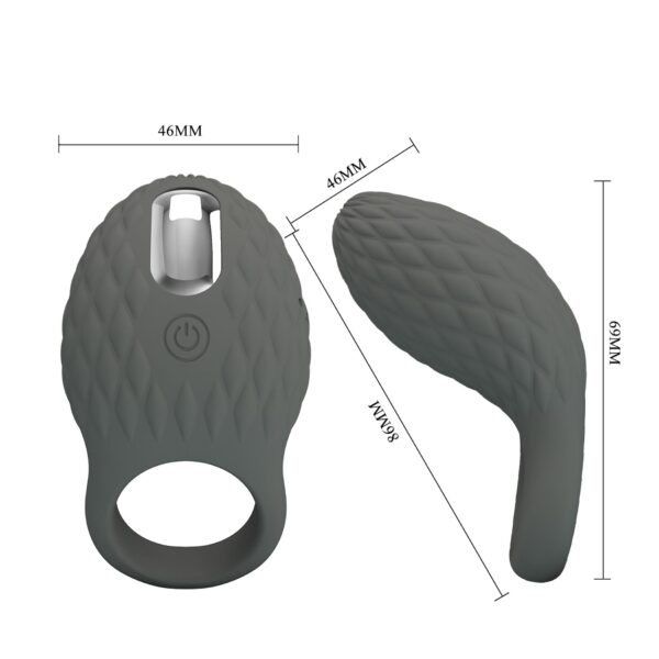 PRETTY LOVE   Master ring, 7 vibration functions, Memory function - obrazek 6