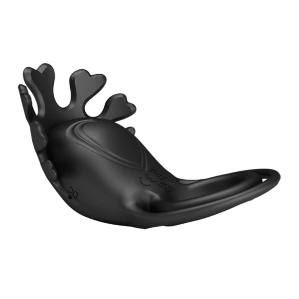 PRETTY LOVE   VIBRANT PENIS RING RUBEN Black, 7 vibration functions - obrazek 7