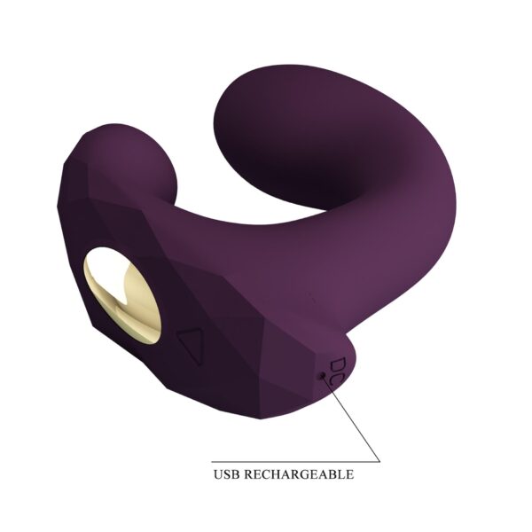 PRETTY LOVE   Billy Purple, 12 vibration functions Mobile APP remote control - obrazek 7