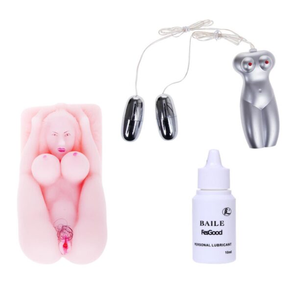BAILE   Vibration Sex talk Double holes, 3 AAA batteries, TPR ABS - obrazek 7