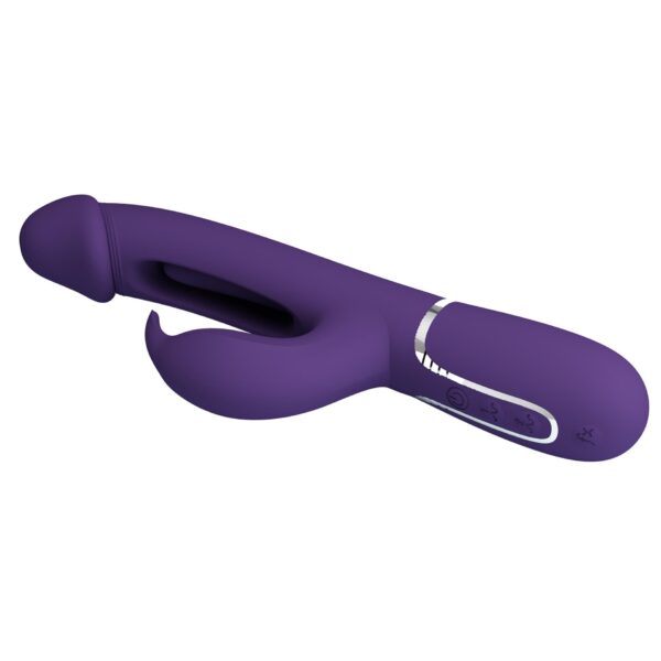 PRETTY LOVE   Kampas dark Purple, 7 vibration functions 4 licking settings - obrazek 7
