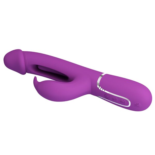 PRETTY LOVE   Kampas Purple, 7 vibration functions 4 licking settings - obrazek 7