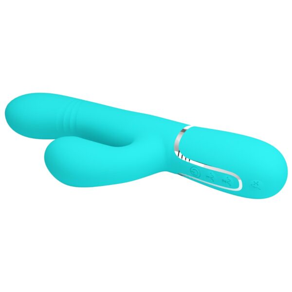 PRETTY LOVE   Mariana light blue, 7 vibration functions, 7 thrusting settings, 4 rolling functions, 4 nodding functions - obrazek 7