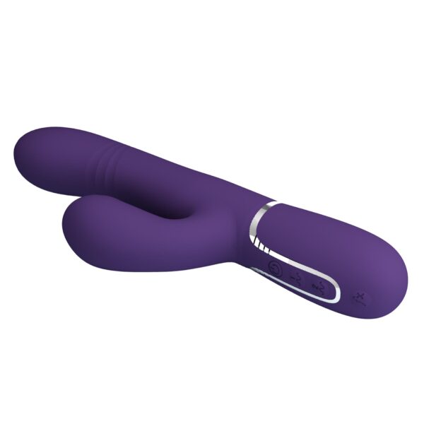 PRETTY LOVE   Mariana dark purple, 7 vibration functions, 7 thrusting settings, 4 rolling functions,4 nodding functions - obrazek 7