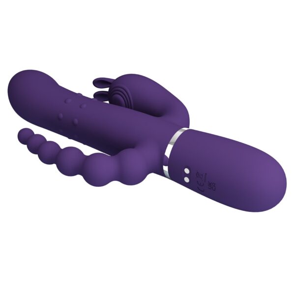 PRETTY LOVE   Cammy Dark Purple, Twinkled Tenderness, 7 thumping functions 7 vibration functions 4 rolling functions - obrazek 7