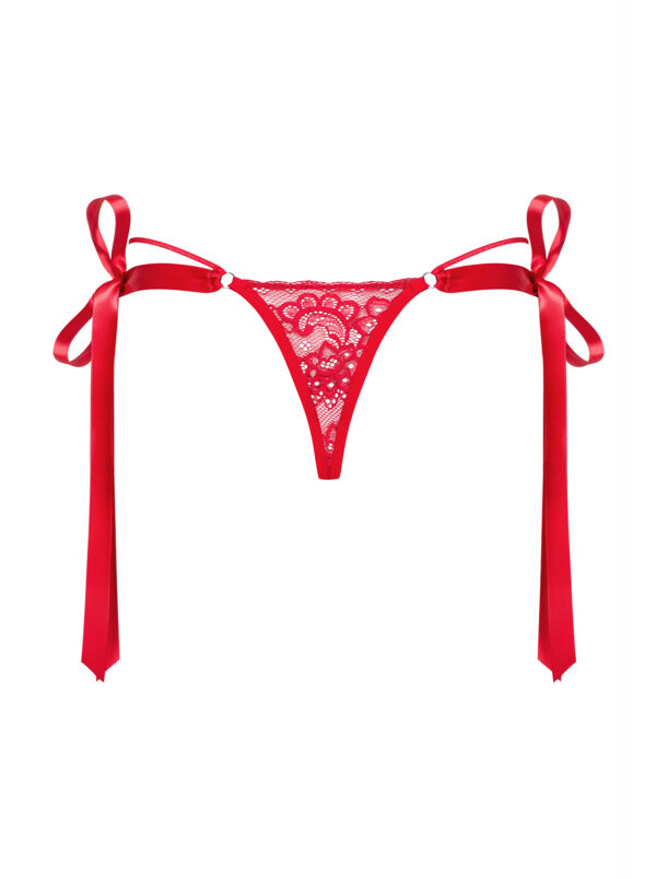 Bielizna Lovlea stringi czerwone L/XL - obrazek 7