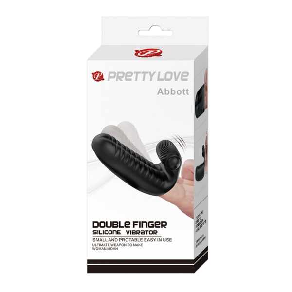 PRETTY LOVE   ABBOTT Double Finger Vibrator - obrazek 7