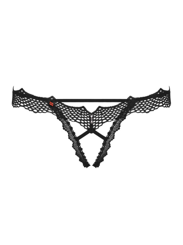 Bielizna Bravelle stringi otwarte czarne L/XL - obrazek 7