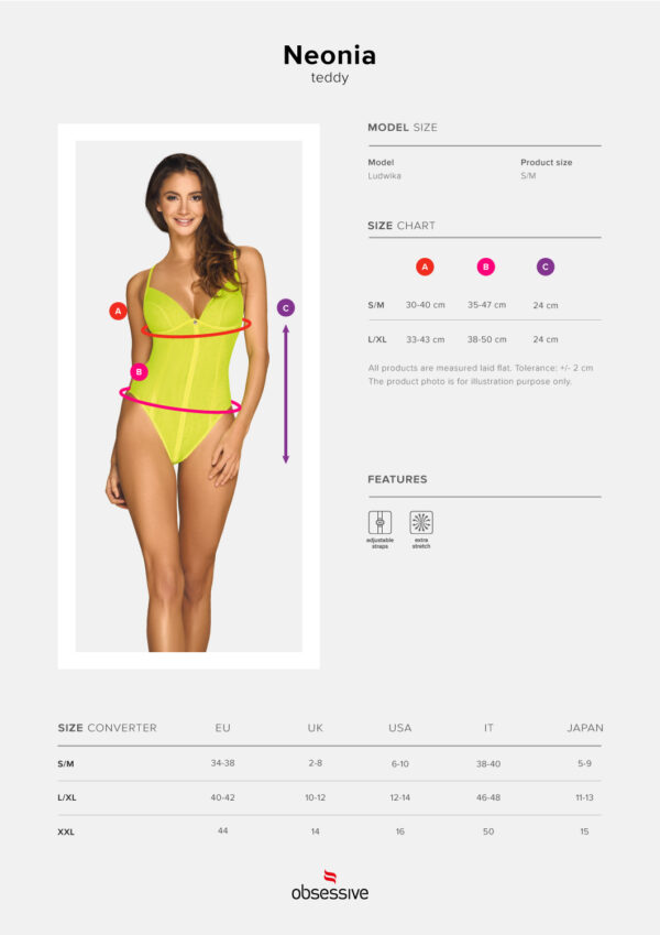 Neonia body żółty  S/M - obrazek 7