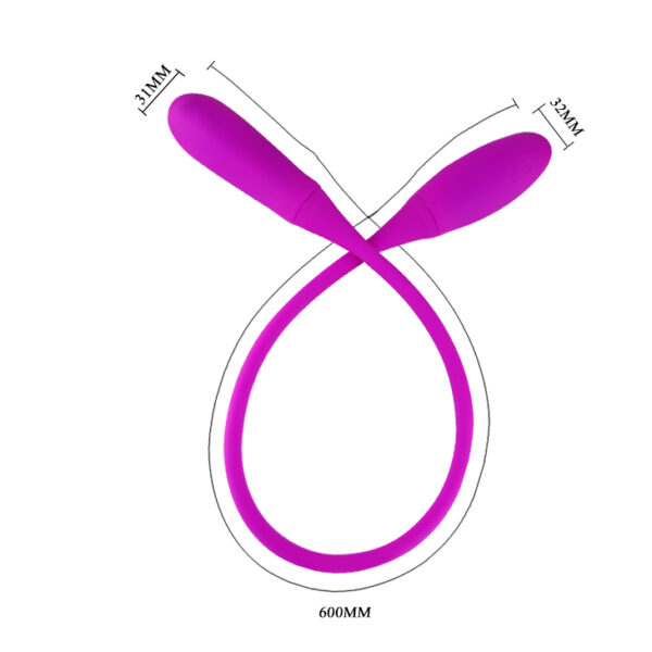 PRETTY LOVE  Snaky Vibe, 7 vibration functions 3 tickling functions Bendable - obrazek 6