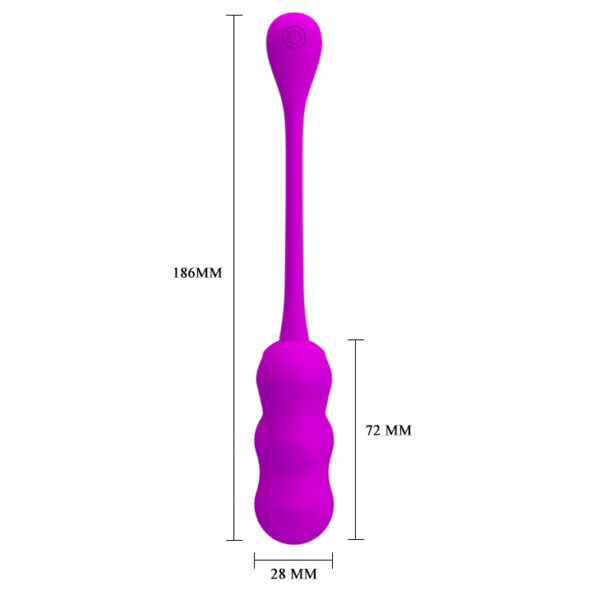 PRETTY LOVE  LESHY, 12 vibration functions Wireless remote control - obrazek 6