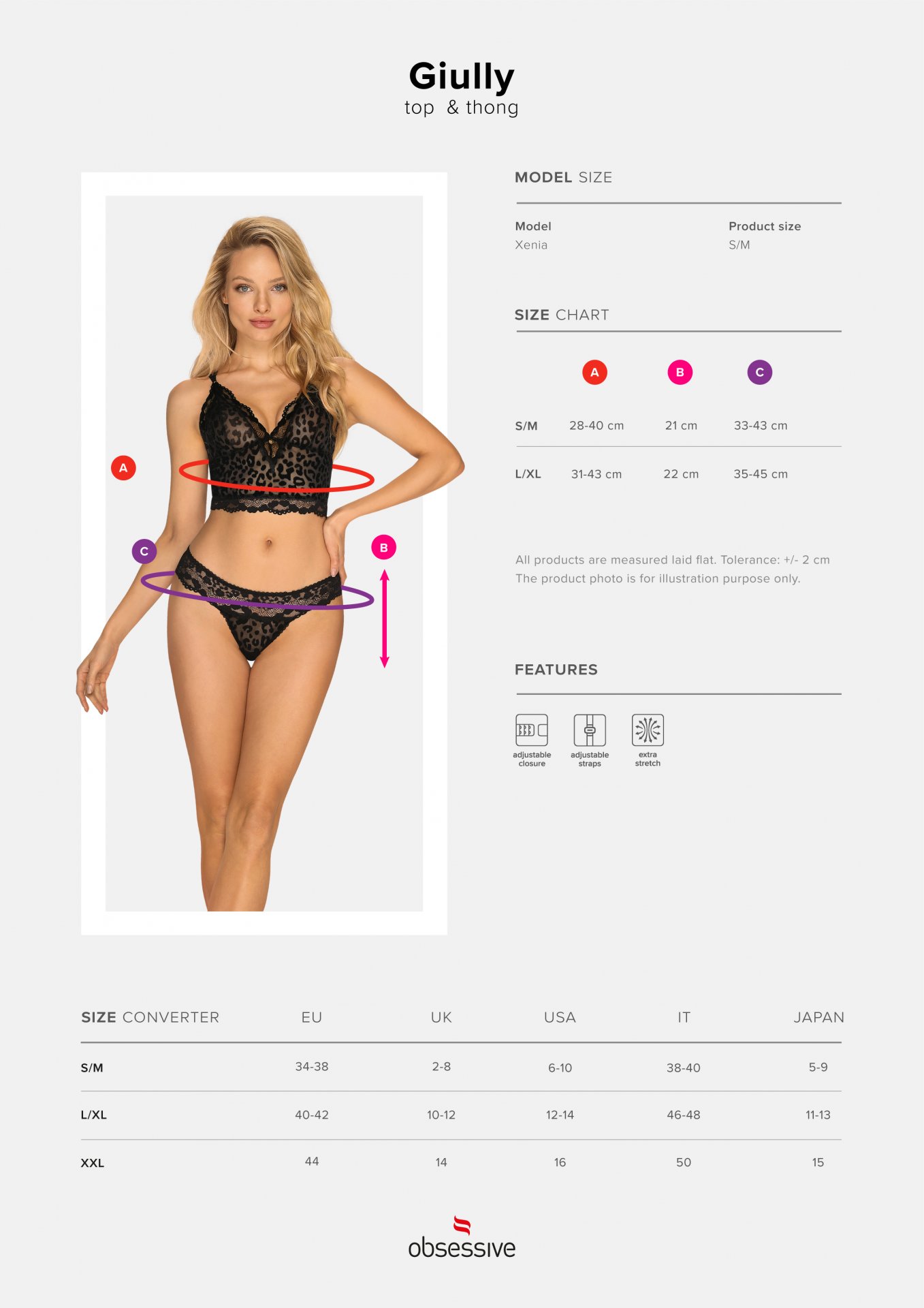 Bielizna Giully komplet 2 częściowy L/XL - obrazek 5