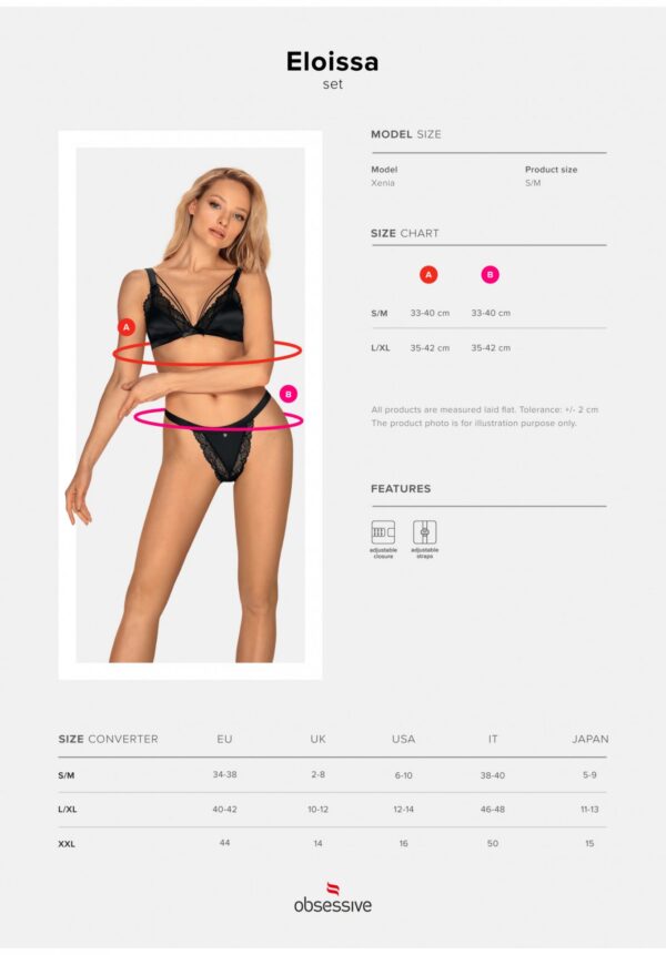 Eloissa komplet 2 częściowy  S/M - obrazek 7