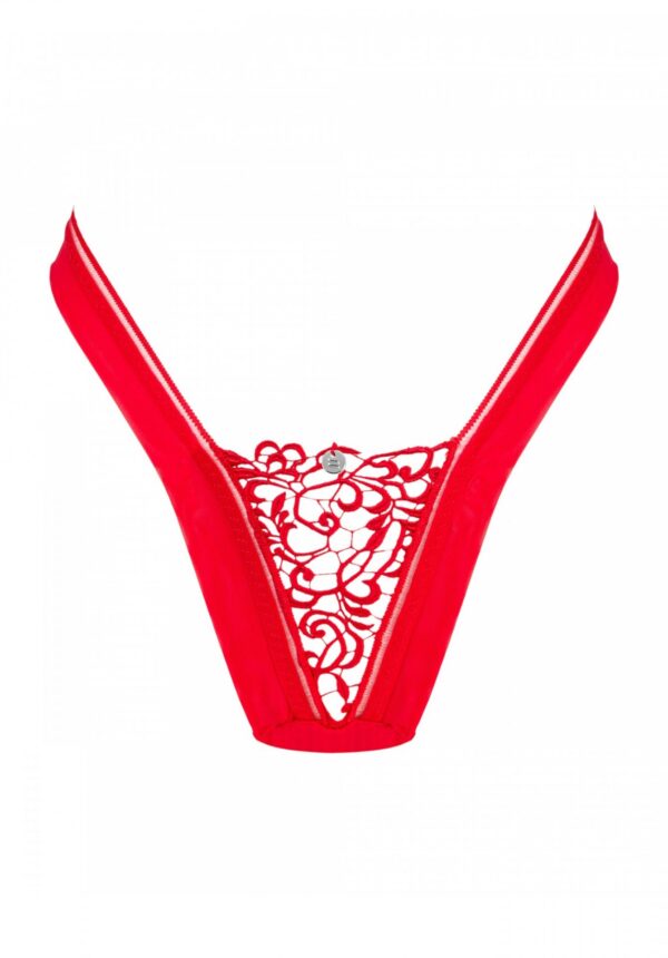 Bielizna Larisya stringi czerwone L/XL - obrazek 7